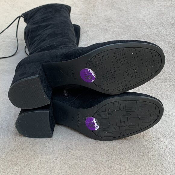 Unisa UnKeilly-M Over-The-Knee Tie Back Sock Boot Sz 8.5 - Picture 5 of 13